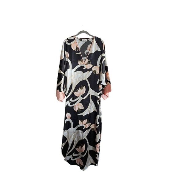 Natori women’s floral caftan/gown size large - Picture 1 of 4